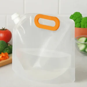 Reusable liquid storage bag pouch