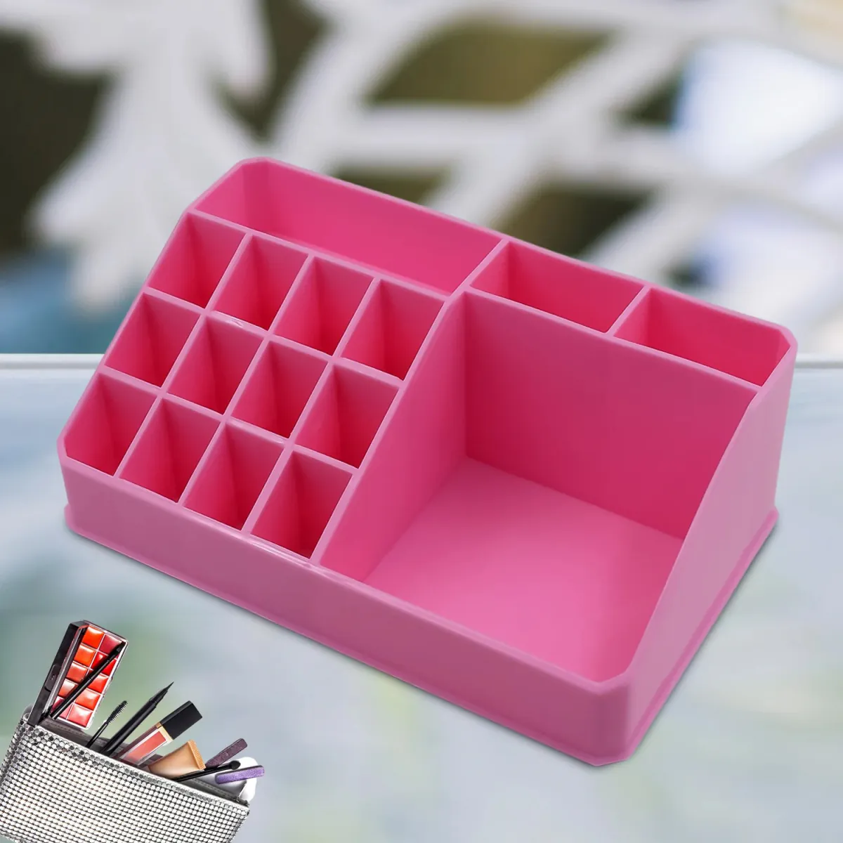 Makeup organizer storage box