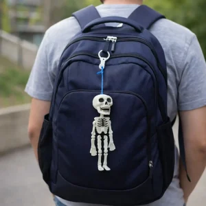 Skeleton doll keychain bag charm