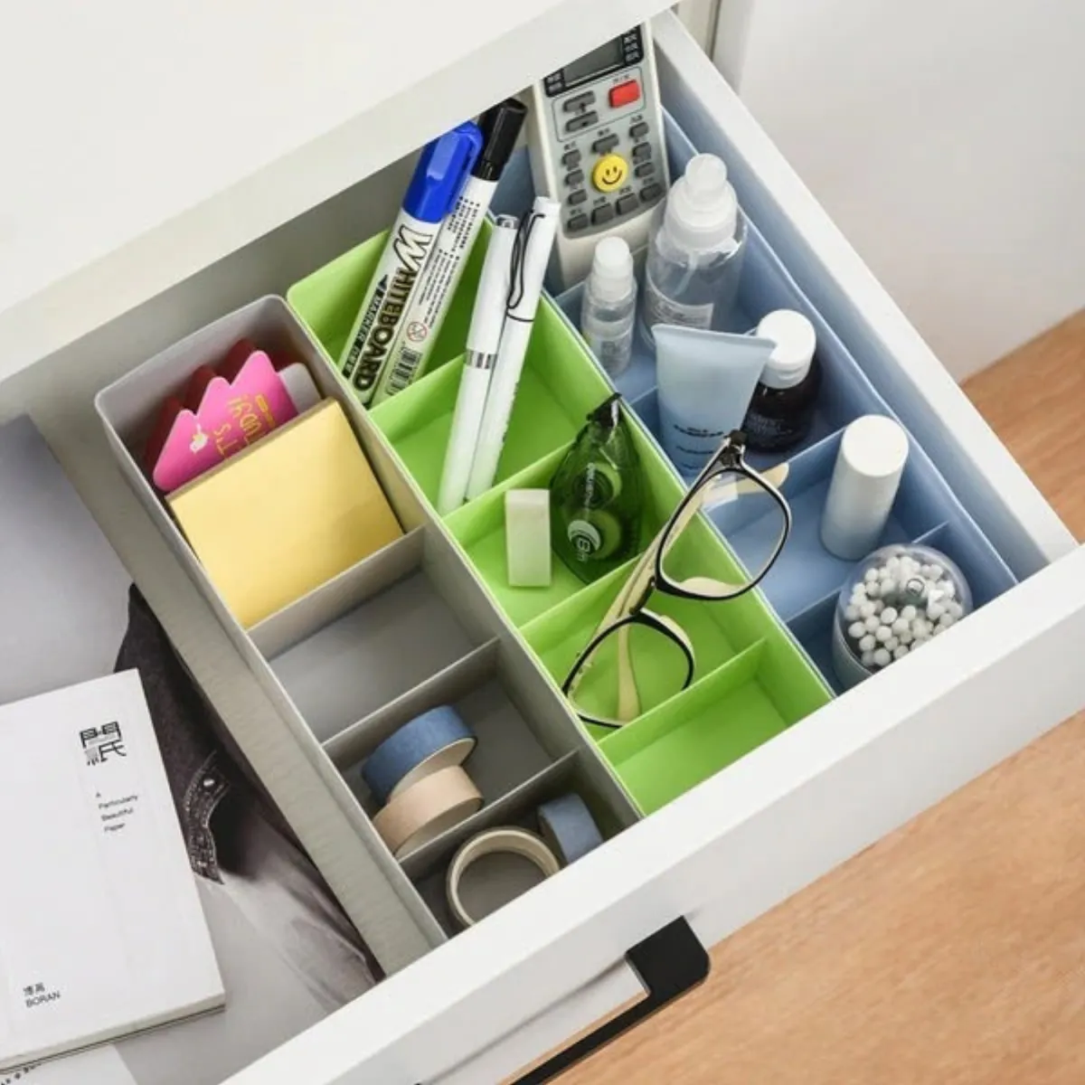 Plastic Divider Tray Organizer for Socks and Small Items - Image 4