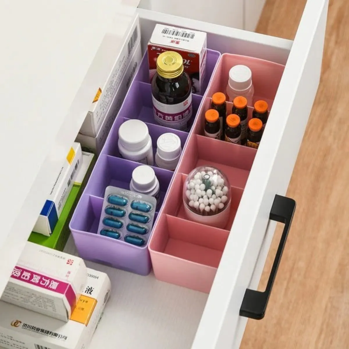 Plastic Divider Tray Organizer for Socks and Small Items - Image 3