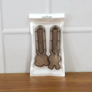 Self adhesive push pull door handle
