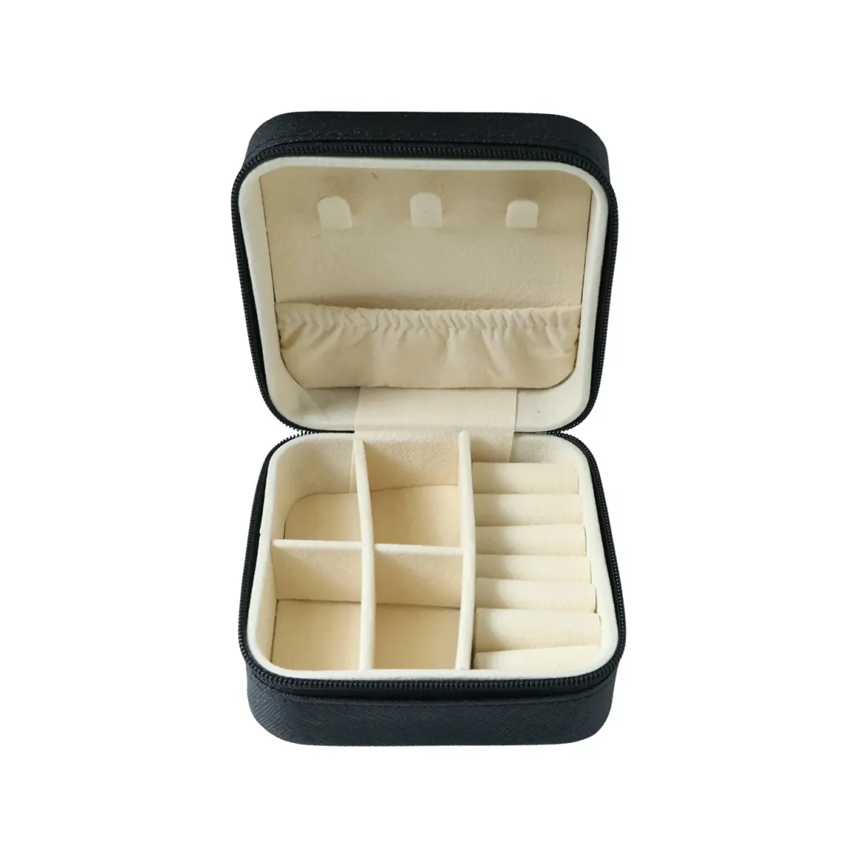Travel Jewellery Organizer Box with PU Leather - 1 Pc - Image 4